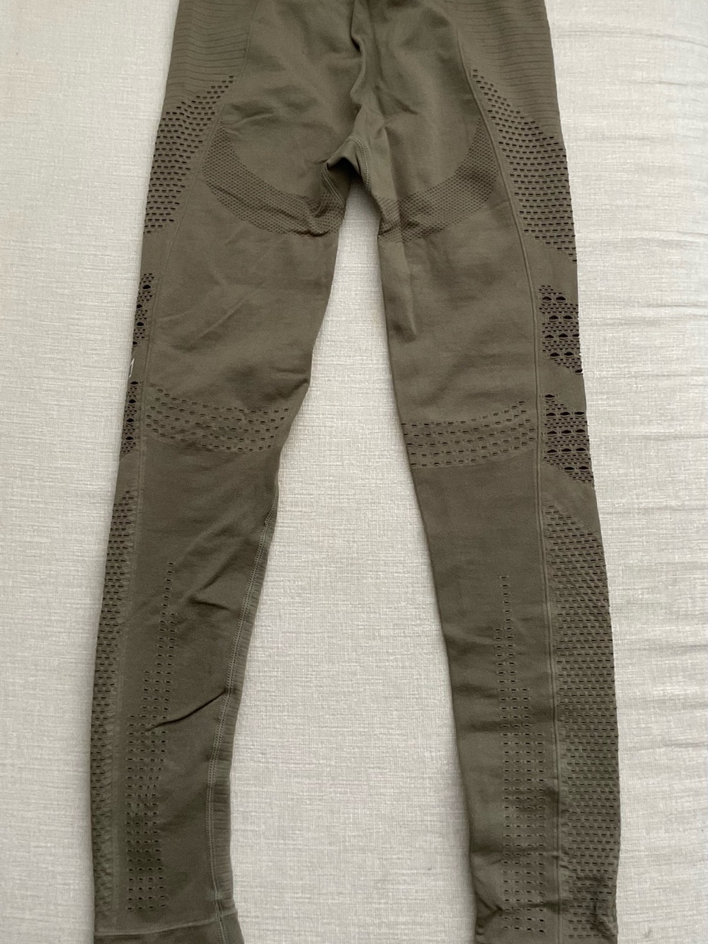 Gymshark Olive Green Seamless Leggings - Picture 2 of 6